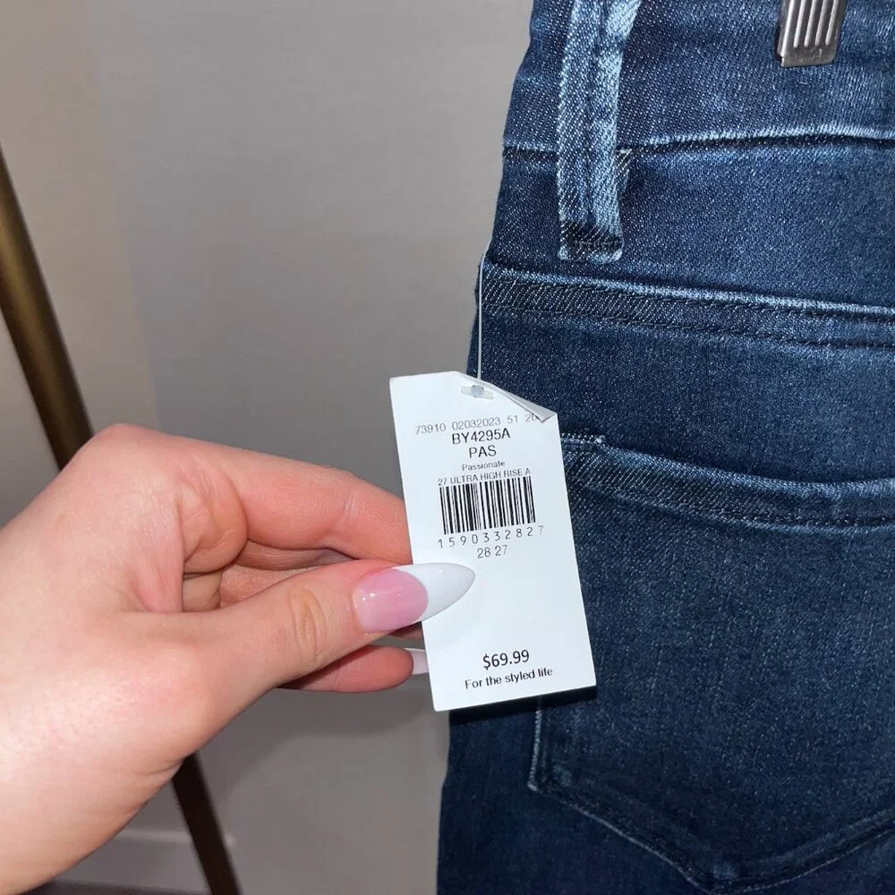 NWT Flying Monkey Ultra High Rise Ankle Skinny Jeans - Picture 3 of 4